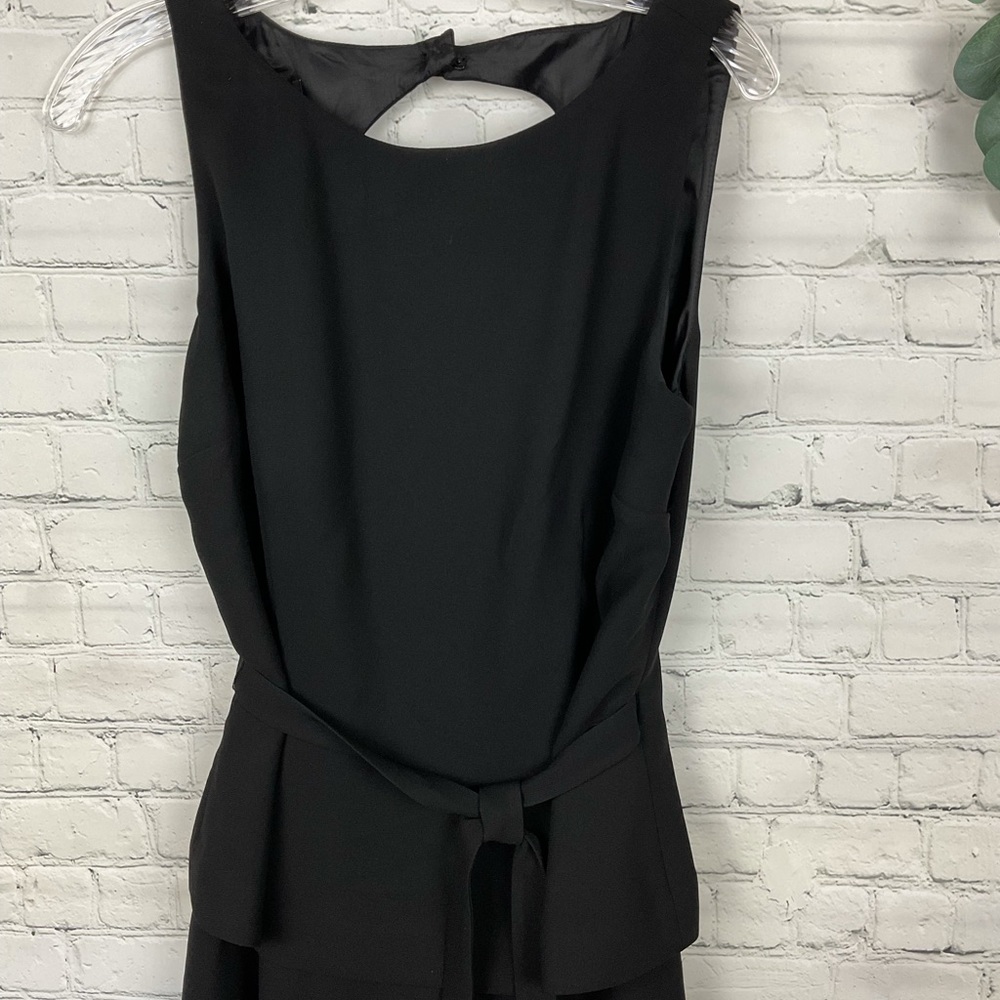 YL by YAIR Sleeveless Black Maxi Semi Open Back Evening Dress size 10